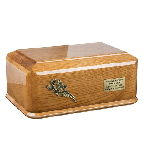 Wood Casket, Memory Of A Loved One, Bandsaw Box, Wood Urn, Wooden Urn, Urn For Ashes, Memorial Plaque, Memorial Urns, Human Ashes