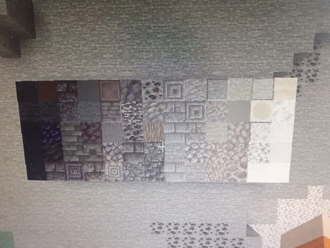 White Block Palette Minecraft, Minecraft Black Gradient, Minecraft Black To White Gradient, Minecraft Gray Gradient, Minecraft Ombre Blocks, White Gradient Minecraft, Minecraft White Color Palette, Minecraft White Blocks, Minecraft White Palette