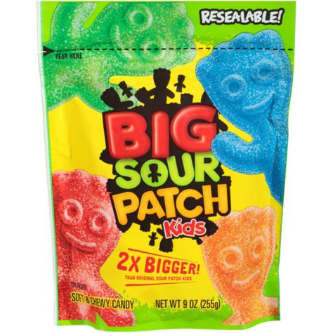 SOUR PATCH KIDS Big Kids Soft & Chewy Candy Vegan Candies, Soft Candy, Shapes For Kids, Candy Brands, Chewy Candy, Sour Patch Kids, Kids Candy, Sour Patch, Sour Candy