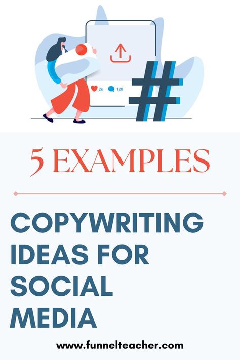 Looking for copywriting ideas for social media? In this article, we have compiled examples from successful brands and social media platforms. #FunnelTeacher #SalesFunnels #Copywriting #SocialMedia #CopywritingIdeas Copywriting Tips, Sales Funnels, Content Creation, Social Media Platforms, Email Marketing, Marketing Tips, Media Marketing, Marketing Strategy, Online Marketing