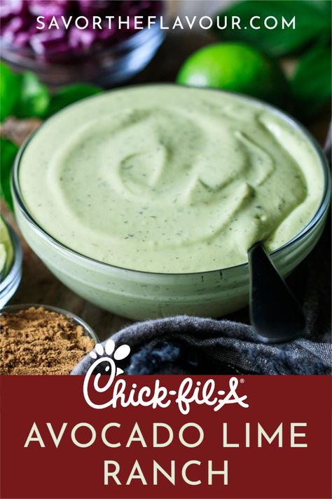 Avocado And Lime Dressing, Healthy Avocado Ranch Dressing, Recipe With Avocado Easy, Avocado Lime Dressing Vegan, How To Use Up Ripe Avocados, Chic Fil A Avocado Lime Ranch Dressing, Wrap Dressing Recipe, Avocado Lime Ranch Dressing Chick Fil A, Chick Fil A Avocado Lime Ranch Dressing