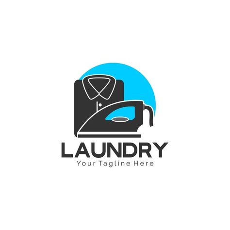 Laundry Service Logo, Laundry Business Design, Laundry Logo Design Ideas, Laundry Logo Design, Laundry Images, Logo Laundry, Laundry App, Laundry Delivery, Laundry Logo