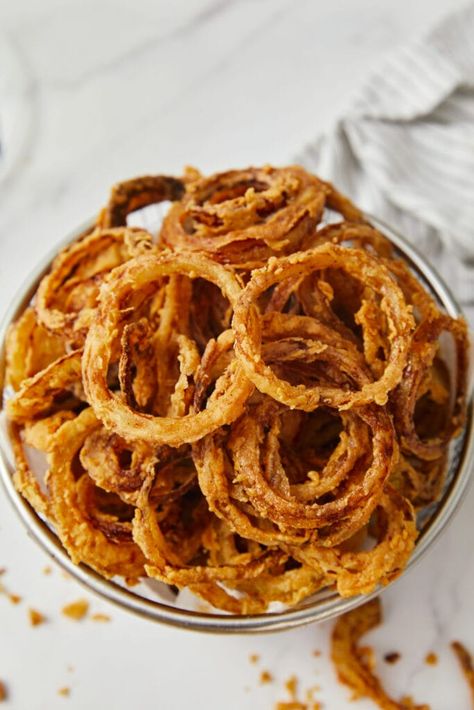 Onion Ring Sauce, French Fried Onion Recipes, Fried Onions Recipe, Mrs Brown, Onion Rings Recipe, Snack Smoothie, Chipotle Aioli, Top Sirloin Steak, Slow Cooker Pasta