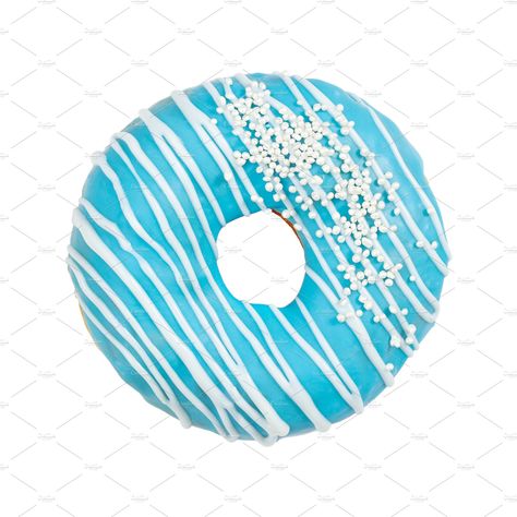 Donuts Stickers, Donut Printable, Blue Donuts, Blue Icing, Donut Decorations, Sprinkle Donut, Blue Bayou, Cute Donuts, Baby Shower Desserts