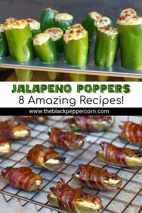 Grilled Stuffed Jalapeno Peppers, Fresh Jalapeno Poppers, Traeger Jalapeno Poppers, Halopinio Poppers, Smoked Jalapeno Peppers Bacon Wrapped, Stuff Jalapeno Peppers, Jalapeno Ideas, Jalopena Poppers, Jalapeño Appetizers