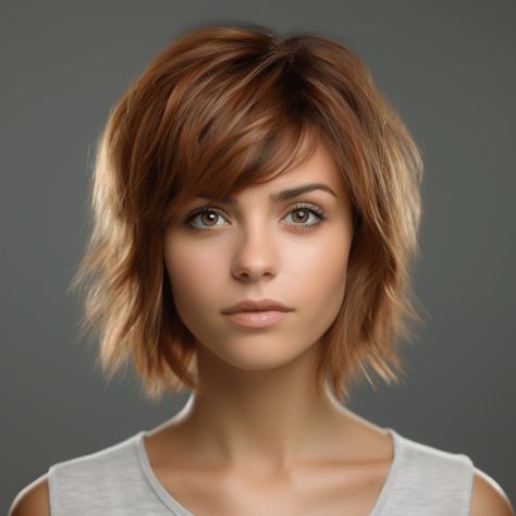 75 Trending Shag Haircut Ideas for 2023 Short Shag Haircut With Curtain Bangs, Short Shaggy Bob Choppy Layers Shag Hairstyles Medium Lengths, Short Layered Balayage Hair, Shag Hairstyles Short Over 50, Womens Shag Haircut Medium, Short Shag Hairstyles With Bangs, Wavy Shaggy Bob, Shaggy Chin Length Hair, Short Shag Haircuts For Thick Hair