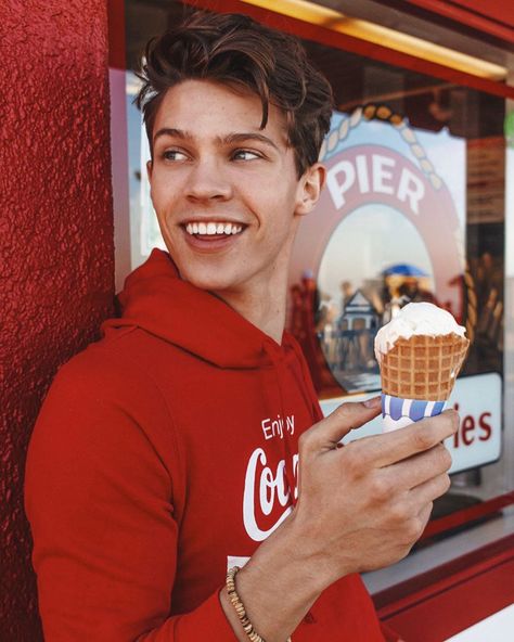 Zack Nelson on Instagram: “Sundae.. some day🍦” Zack Nelson Wolf Pack, Zack Calderon, Zach Nelson, Zack Nelson, Felix Felicis, Disney Movie Posters, Hogwarts Legacy, Some Day, Wolf Pack