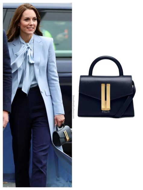 Top Handle Designer Bags, Navy Handbag Outfit, Black Top Handle Bag, Formal Top Handle Bag, Kate Middleton Handbags, Kate Middleton Clutch, Navy Bag Outfit, Kate Middleton Bags, Royal Handbags