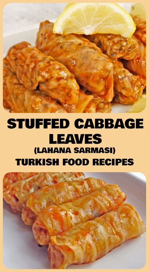 Cabbage Dolmas Recipe, Stuffed Cabbage Leaves Recipe, Turkish Cabbage Rolls, Turkish Dolma Recipe, Turkish Gozleme, African Soups, Stuffed Cabbage Leaves, Turkish Food Recipes, Turkish Recipe