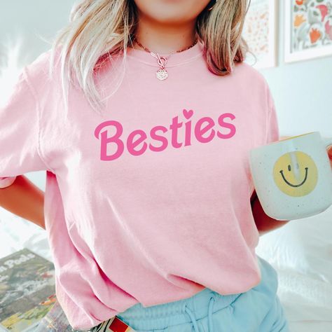 Besties Short Sleeve T-Shirt-T-shirt-Gift Spawt Best Auntie Shirt, Auntie And Me Shirts, Cool Aunt Club Shirt, Aunt Era Shirt, I’m My Auntie Era, Aunt Life Shirt, Auntie Shirts For Nieces, New Aunt Shirts, Cute Tee Shirt Designs