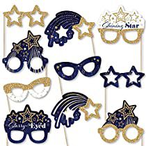 Check this out! Celestial Party, Starry Night Prom, Party Photo Booth Props, Prom Themes, Prom Theme, Glitter Flake, 10 Count, Star Party, Glitter Print