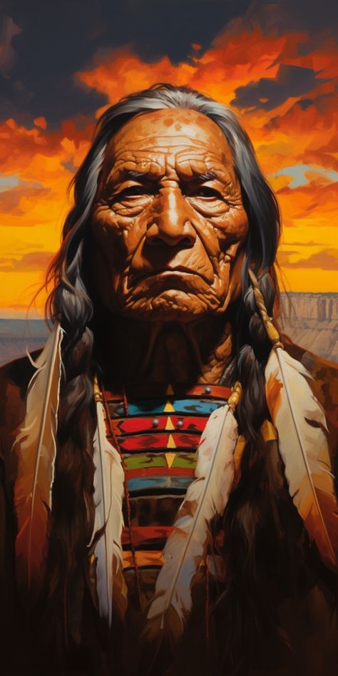 Sitting Bull (Tatanka Iyotake), Hunkpapa Lakota Chieftain | Fantasy I Sci-Fi I Books I Films I World Building American Indian Artwork, Indian Feathers, Sitting Bull, Native American Paintings, Native American Chief, Native American Pictures, World Building, Native American Artwork, Native American Peoples