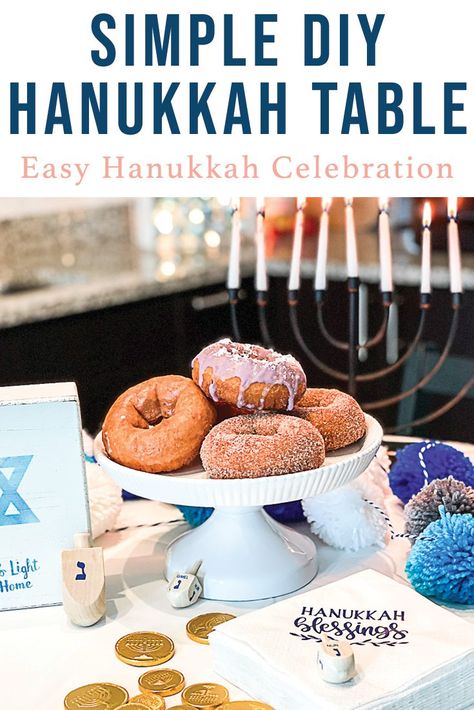 Hanukkah Party Ideas, Hanukkah Party, Hannukah Party, Hanukkah Table Setting, Hanukkah Desserts, Hannukah Decorations, Hanukkah Diy, Hanukkah Traditions, Hanukkah Dinner