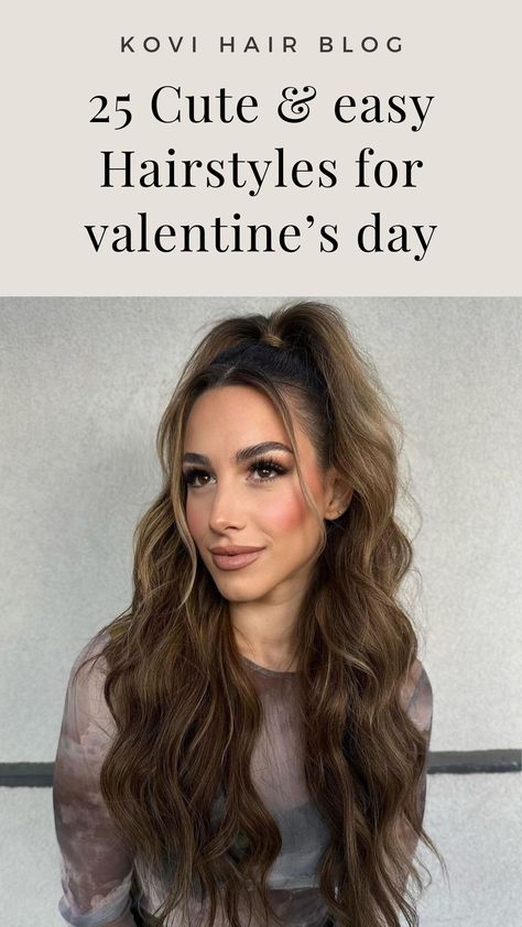 Looking for a cute and easy Valentine's Day hairstyle? Look no further! This collection of 25 hairstyles is perfect for any hair type and skill level. Whether you're looking for something romantic, flirty, or elegant, you're sure to find a hairstyle here that you'll love.

#valentinesday #hairstyles #valentinesdayhairstyles #hair #hairinspo https://whispers-in-the-wind.com/stunning-date-night-beauty-ideas-perfect-your-look/?25-cute-easy-valentines-day-hairstyles Night Makeup For Brown Eyes, Night Out Hairstyles Long, Date Night Updo, Easy Date Night Hair, Date Night Hairstyles Long, At Home Hairstyles, Date Night Hairstyles, Hairstyles At Home, Night Out Hairstyles