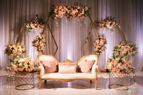 0021 AO Marriott Hotel San Diego Wedding Photography Arab Marriage, Ceiling Flowers, Engagement Stage Decoration, Reception Stage Decor, Wedding Stage Backdrop, Wedding Hall Decorations, Wedding Stage Decor, Reception Backdrop, Wedding Background Decoration