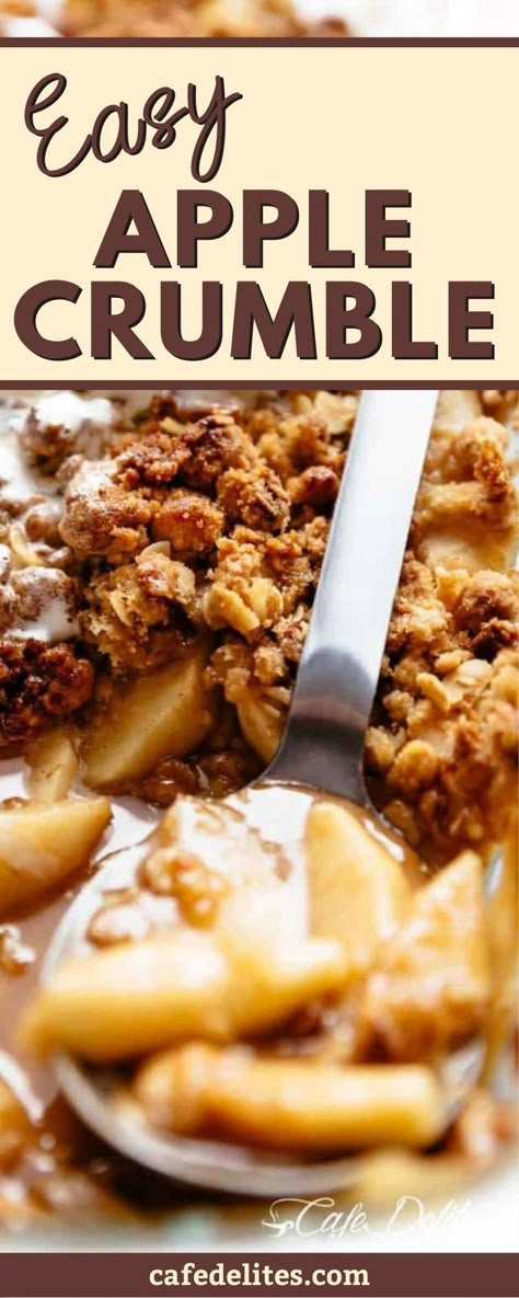 Apple Crumble Oats Recipe, Apple Betty Recipe With Oats, Oven Apple Crisp Easy, Easy Apple Crumble With Oats, Apple Crisp 13x9 Pan, Oatmeal Apple Crumble, Apple Crisp With Quick Oats, Easy Apple Crisp Recipe With Oats, Oat Apple Crumble