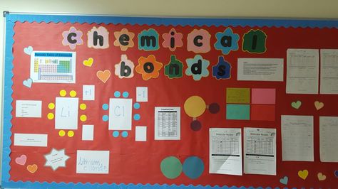 High school chemistry bulletin board Chemistry Bulletin Boards, Biology Teaching, High School Chemistry, Classroom Management Strategies, Management Strategies, High Schools, Student Teaching, Classroom Management, Bulletin Boards