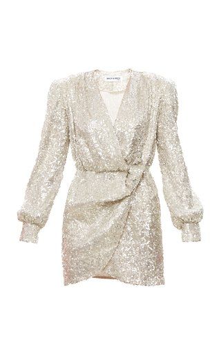 Sparkly Mini Dress, Beige Dresses, Embroidered Silk, Luxury Vintage, Sequin Dress, Moda Operandi, Look Fashion, Fashion Collection, White Background