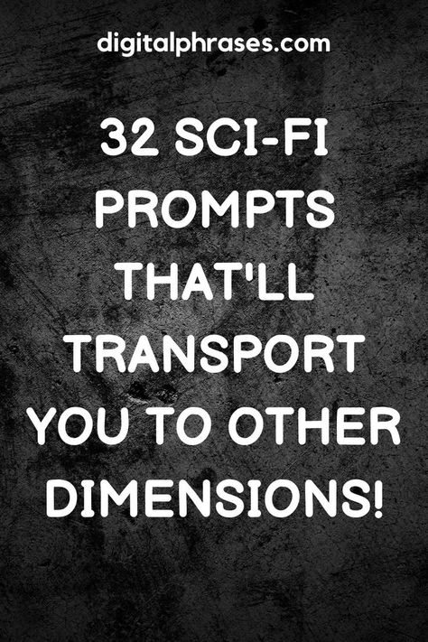 Unlock your imagination with these captivating science fiction writing prompts and story starters. Dive into futuristic worlds, encounter alien species, and embark on epic journeys in the cosmos. Your next sci-fi masterpiece begins here! Science Fiction Writing, Writing Sci Fi, Fiction Writing Prompts, Alien Species, Storytelling Techniques, Book Prompts, Sci Fi Novels, Story Starters, Story Prompts