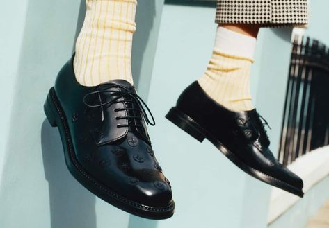 Church's Shoes, Shoes And Socks, Derby Shoe, Doc Marten Oxford, Mod Fashion, Derby Shoes, Fashion Editor, Derby, Dress Shoes Men