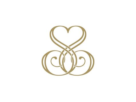 Two S's form a heart. This will be my tattoo for Stella and Sofia. <3 Ss Logo Design Style, Thread Ceremony, Wedding Initials Logo, Tattoo Alphabet, Tattoo Fonts Alphabet, Heart Border, Border Clipart, Initials Logo Design, S Logo Design