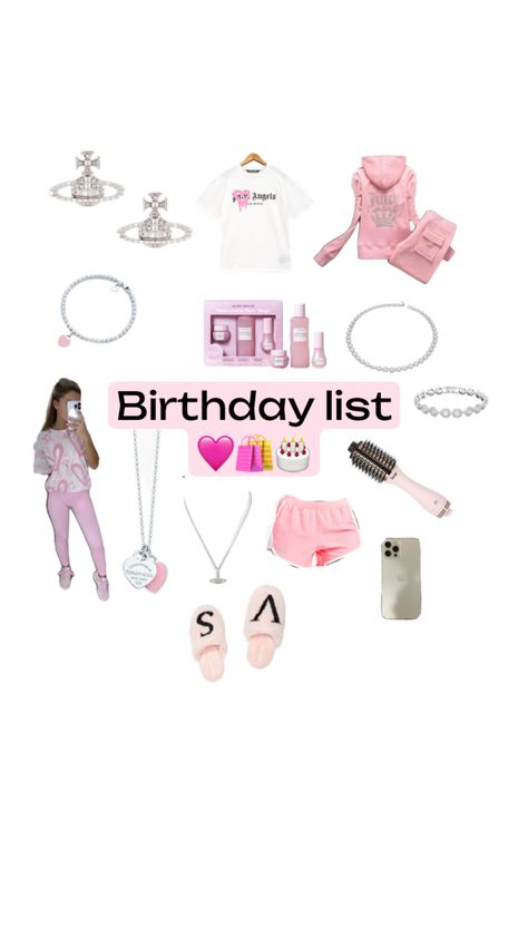 Birthday list 🩷🛍️🎂 #beauty #fyp #birthday #list #wishlist #birthdaylist #clothes #skincare #jewellery Birthday List, Christmas Birthday, Birthday, Christmas, Beauty, Clothes