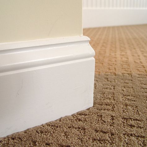 Our 6 Most Popular Moulding Profiles – Horner Millwork Baseboard Trim Styles, Window Trims, Modern Baseboards, New England Style Homes, House Finishes, Baseboard Styles, Baseboard Moulding, Floor Moulding, House Repair