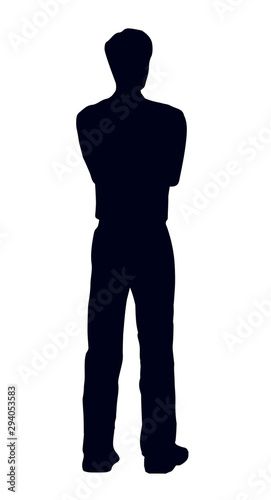 Person Standing Back View, Man Standing Drawing, Person Standing Drawing, Person Drawing, Easy Drawings Sketches, Man Standing, Guy Drawing, Vector Drawing, Men Looks