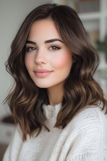 31 Fashionable Darkish Brown Balayage Hair Colour Concepts You may Wish to Strive Now Check more at https://howcandothis.com/hairstyleideas/31-fashionable-darkish-brown-balayage-hair-colour-concepts-you-may-wish-to-strive-now/ Brown Hair Colors Mid Length, Fall Hair Ideas For Brunettes Highlights, Fall Hair Color For Brunettes Pale Skin, Medium Brown Hairstyle Women, Hair Color Ideas For Filipina Skin, Brunette Hair One Color, Cool Mocha Brown Hair, One Color Brunette Hair, Cool Brown Highlights On Dark Hair