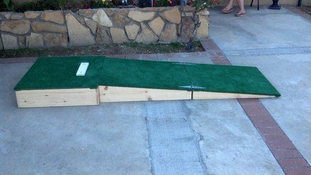 Portable pitching mound Pitching Mound Diy Plans, Portable Pitching Mound Plans, Diy Pitching Mound Baseball, Pitching Mound Diy, Pitching Mound, Pocket Hole Joinery, Baseball Pitching, Baseball Stuff, Small Suv