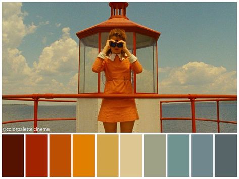 Cinema Magic on Instagram: “#WesAnderson’s color palette 🎨 Happy 51st birthday to the great Wes Anderson!  What’s your favorite film by him?  Follow my second page…” Cinema Wallpaper, Wes Anderson Color Palette, West Anderson, Color In Film, 51st Birthday, Movie Color Palette, Famous Movie Scenes, Cinema Colours, The Truman Show