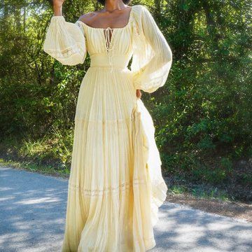 Cottagecore Fashion Dresses, Cottagecore Fashion Aesthetic, Look Hippie Chic, Cottagecore Dresses, Mode Hippie, Cottagecore Outfits, Cottagecore Fashion, Skirt Maxi, Dresses 2020