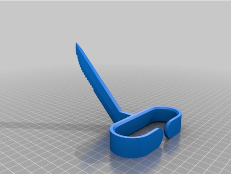 Adaptive knife designed by and for a quadriplegic. Designed for my specific hand measurements but you should be able to edit the dimensions in Fusion 360 or some other software like that. 3d Printed Assistive Devices, Adaptive Devices, Adaptive Equipment, Fusion 360, 3d Printer Projects, Hand Measurements, Assistive Technology, Knife Design, Ink Stamps