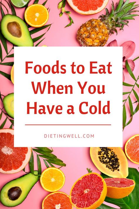 Food For A Cold Sore Throat, Foods To Eat While Sick Cold, Foods That Help With Congestion, Food Good For Colds, Cold Busting Foods, Cold Remedy Recipes, Best Drink For A Cold, Best Homemade Soup When Sick, Foods For A Cold Feel Better