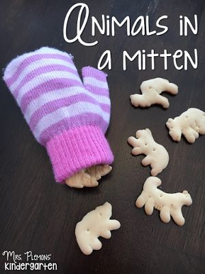 The Mitten Toddler Activities, Art Projects Preschool, Clothes Study, Clothing Study, Animal Cracker, Winter Unit, Jan Brett, Preschool Winter, Author Study