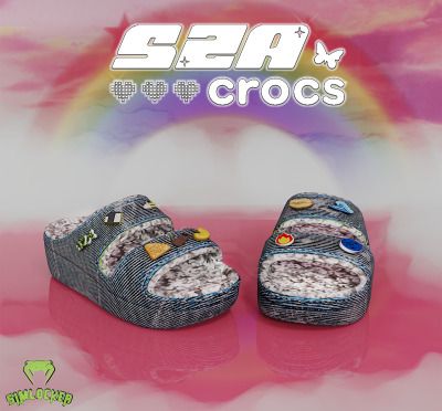 Sims 4 Cc Sza Crocs, Sims 4 Clogs Cc, Sims 4 Von Dutch Cc, Baddie Outfits Casual Sims 4 Cc, Sims 4 Urban Jewelry, Sims 4 Cc Clothes Sfs, Black Sims 4 Cc Lips, Sims4 Cc Sandals, Crocs Sims 4