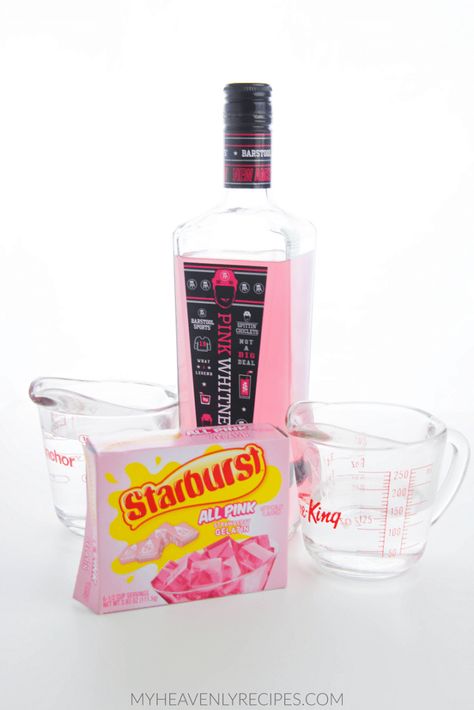 Starburst Jello Shots Recipe, Pink Starburst Jello Shots, Starburst Jello Shots, Wine Jello Shots, Syringe Jello Shots, Lemonade Jello Shots, Strawberry Jello Shots, Galentines Ideas, Shot Party