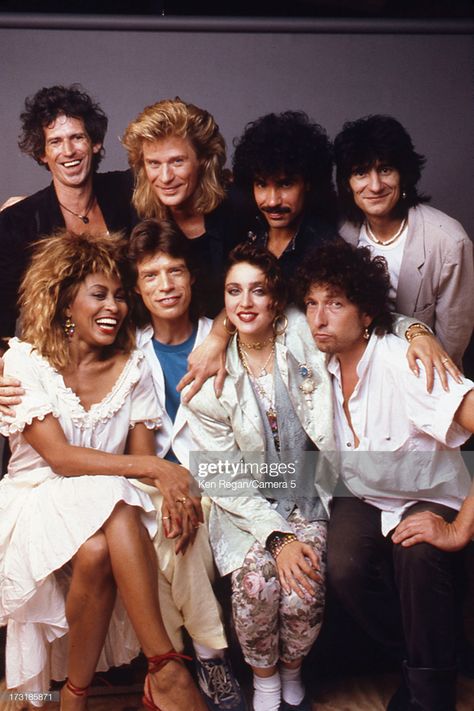 Ron Woods, Live Aid, John Oates, Daryl Hall, Rock N’roll, Tina Turner, Keith Richards, Mick Jagger, Rock Legends