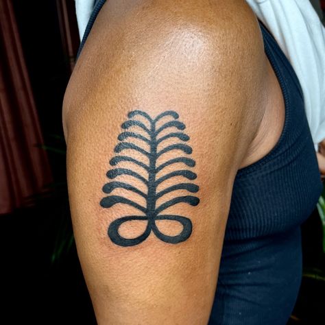 Aya symbol Aya Tattoo, Aya Symbol, Adinkra Tattoo, Tattoos