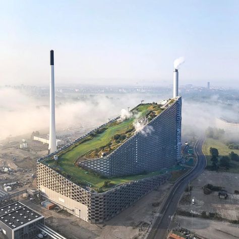 Waste To Energy, Danish Architecture, City Magazine, Copenhagen Design, Bjarke Ingels, Innovative Architecture, Hydro Electric, Sustainable Architecture, City Design