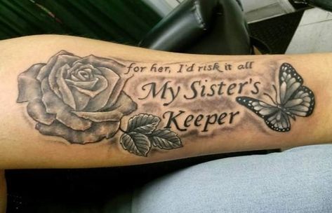 My Sister's Keeper Tattoo, My Auntie Keeper Tattoo, My Sisters Keeper Tattoo Ideas, My Family's Keeper Tattoo, My Father Keeper Tattoo, My Sisters Keeper Tattoo Men, My Keeper Tattoo, My Sisters Protector Tattoo For Men, My Brothers Keeper Tattoo Ideas Sisters