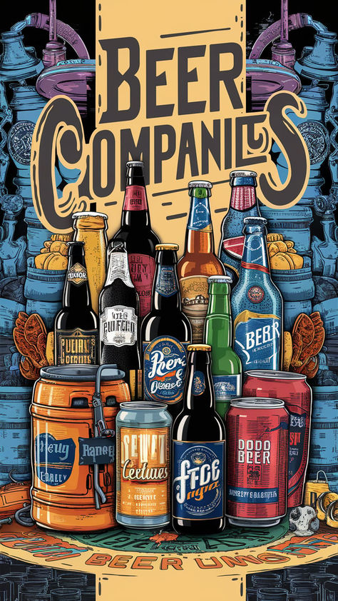 Top Beer Companies in the World  Welcome to the fascinating world of beer, where innovation meets tradition, and global giants coexist with local craft brewers. With a market value expected to reach US$ 747.7 Billion by 2028, the beer industry is an ever-evolving landscape of flavors, trends, and consumer preferences. Beer Company, Market Value, Craft Brewing, World Crafts, The Beer, Local Crafts, Vending Machine, Arte Pop, Craft Beer