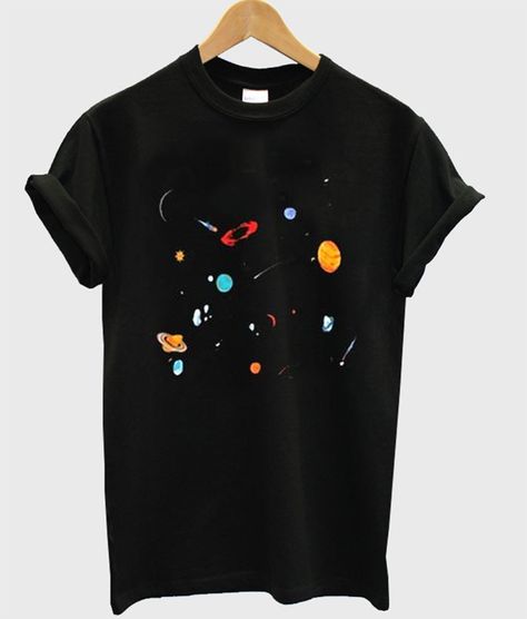 Cloth Collection, Space Tshirt, Galaxy Shirt, Galaxy T Shirt, Science Shirts, T-shirt Broderie, Space Shirts, Space Planets, Space Galaxy