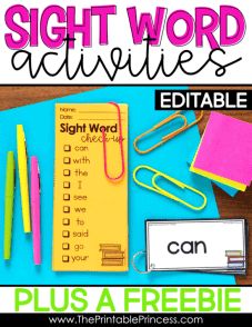 Sight Word Activities For Kindergarten, Word Activities For Kindergarten, Literacy Activities Kindergarten, Writing Sight Words, Learning Sight Words, Teaching Sight Words, Sight Word Cards, Sight Word Flashcards, Activities For Kindergarten