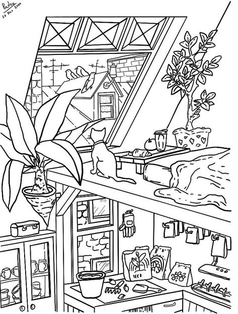 Free coloring page Coloring Pages For Grown Ups, Adult Coloring Designs, Pattern Coloring Pages, صفحات التلوين, Detailed Coloring Pages, Cat Coloring Page, Easy Coloring Pages, Cartoon Coloring Pages, Cool Coloring Pages