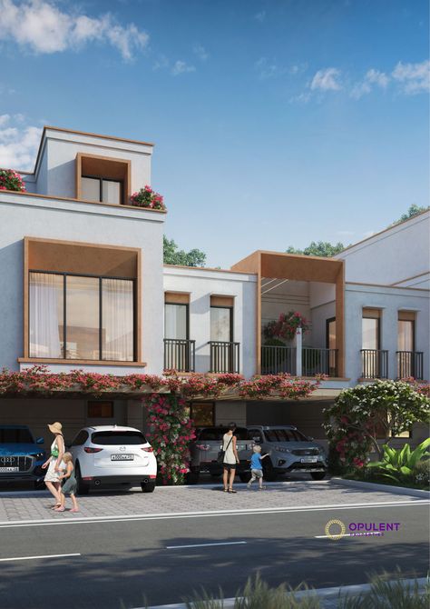 Nestled within the stunning master community of DAMAC Lagoons, Mykonos presents an array of luxury 4bedroom townhouses that embody Cycladic architectural elements with a contemporary touch. Boasting clean lines and earthy bohemian exteriors these homes perfectly complement the natural charm of the community. #realestate #dubai #townhouse #gatedcommunity #investing #dubairealestate #lagoon #waterfrontliving #community #familyfriendly #brokers #luxuryrealtor #mykonos #investwithladyamina #callme Dubai Townhouse, Damac Lagoons, Bohemian Exterior, Earthy Bohemian, Dubai Real Estate, Luxury Property, Gated Community, Architectural Elements, Mykonos