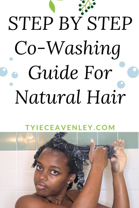 Get the step by step guide to co-washing natural 4c hair. Learn how to use a co-wash, benefits of a co-wash and when it is necessary. Click link to learn more What Is Co Washing Hair, How To Wash Natural Hair Black, Washing Natural Hair Black Women, Co Wash Natural Hair, Co Washing Hair, How To Wash Hair Properly, Cowash Natural Hair, Roller Set Natural Hair, Natural 4c Hair