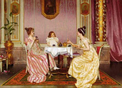 Vittorio Reggianini - Tea time Vittorio Reggianini, Persian Tea, Tea History, Dachshund Art, Historical Painting, Tea Art, Classical Art, Painting Supplies, The Tea