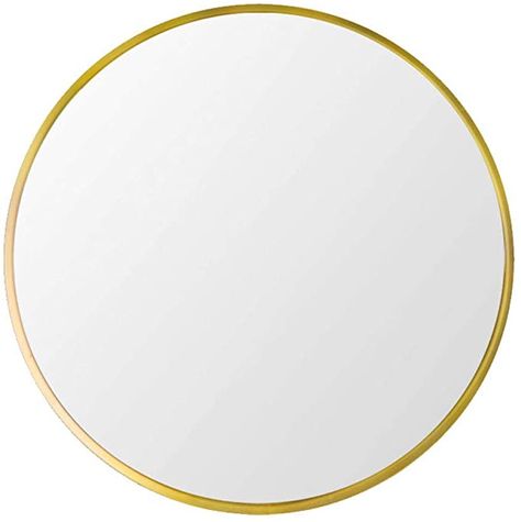 Wall Circle Mirror, Hanging Round Mirror, Gold Circle Mirror, Black Round Mirror, Living Room Vanity, Mirror For Living Room, Round Gold Mirror, Mirror For Wall, Vanity Bedroom