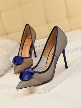 Canary Houze · Products · Blooming Beauty: Floral Decor Mesh Stiletto Court Heels · Shopify Blue Shoes Women, Hak Tinggi, Bow High Heels, Party High Heels, Mesh Heels, Chic Chic, Chique Outfits, Bow Shoes, Pointed Toe Heels